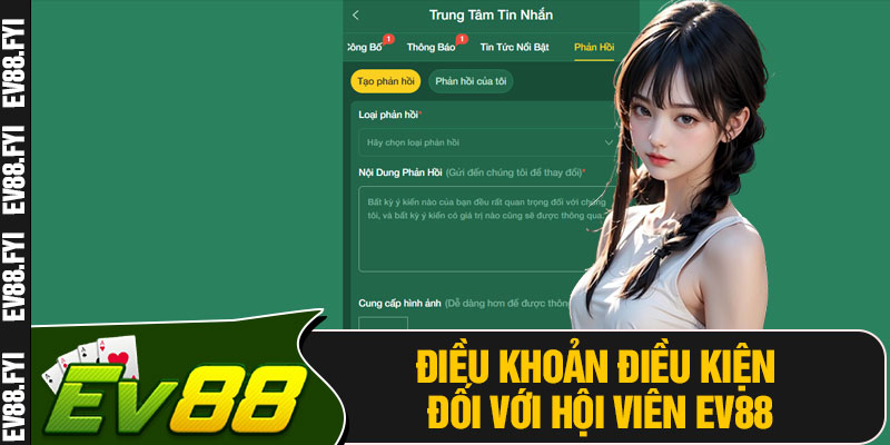 Điều Khoản Điều Kiện Đối Với Hội Viên EV88
